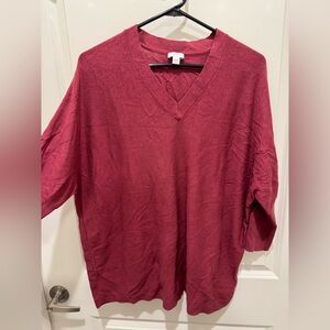J. Jill "purejill" V-neck sweater
